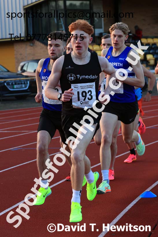 1500 metres, 2024 NEGP 1, Monkton Stadium, Jarrow. Photo: David T. Hewitson/Sports for All Pics